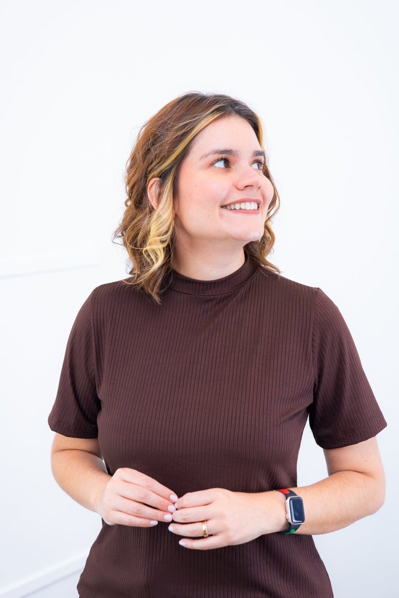 Conjunto Elizabeth - Calça Pantalona em Malha Canelada - Naguirre Shop