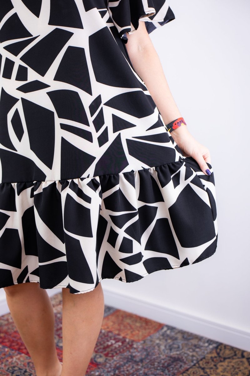 Vestido Monalisa – Midi com Manga Flare em Crepe - Naguirre Shop