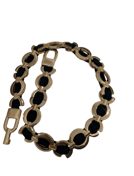 Cinto Imperial – Elástico com Fivela Dourada - Naguirre Shop