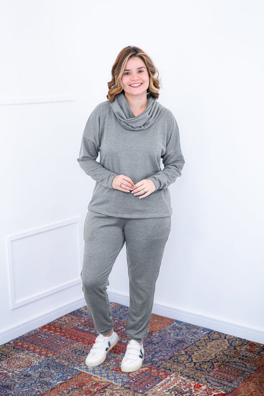 Conjunto Genebra - Lãzinha Calça e Blusa de Gola Boba - Naguirre Shop